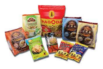 Dry food and snack packaging bags