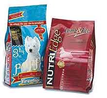 Pet food packaging bags